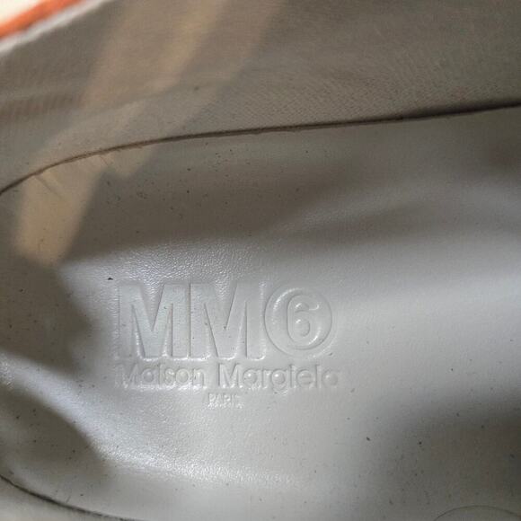 Maison Margiela MM6 Suede Low-Top Sneakers With Contrast Platform 5,5cm, size 40 - Picture 9 of 10